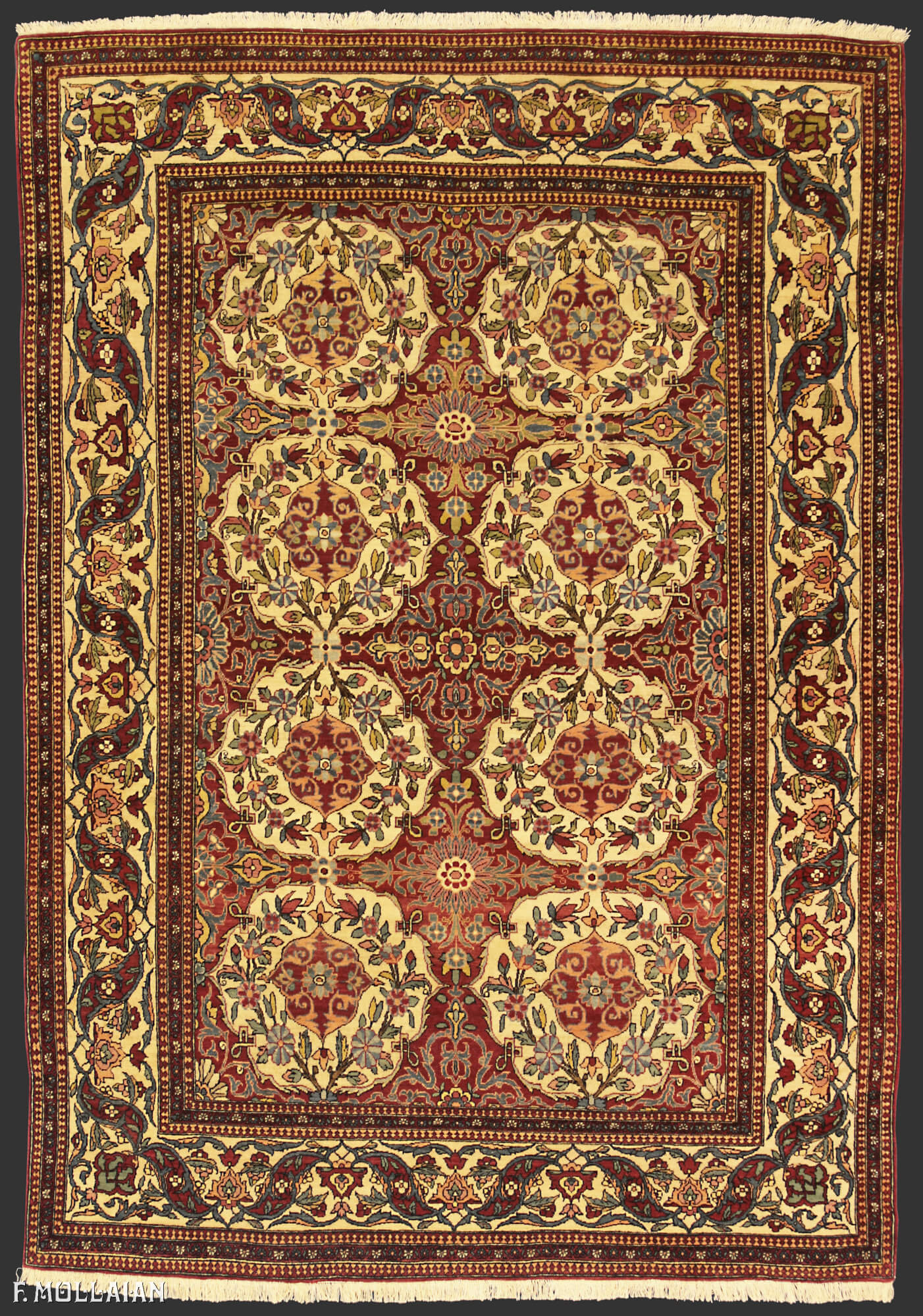 Persian Isfahan Antique Rug n°:95562220